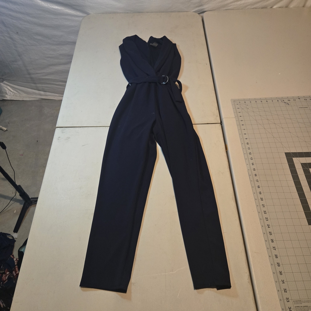 Elegant Midnight Blue Jumpsuit